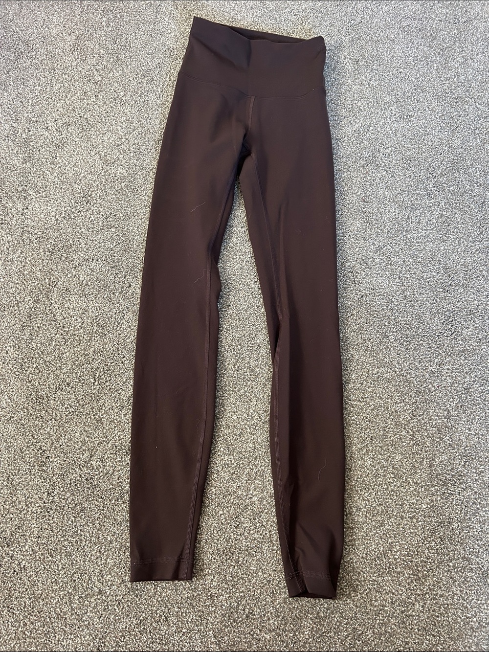 High-Waist Women's Lululemon Leggings in Dark Brown size 2 see description